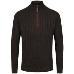 Schöffel Cotton Cashmere Cable 1/4 Zip Sweater